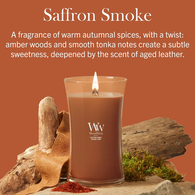 WW Kerze Mittel Saffron Smoke