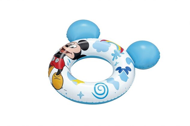 Bestway Nafukovací kruh - Disney Junior: Mickey a priatelia, 74 x 76 cm
