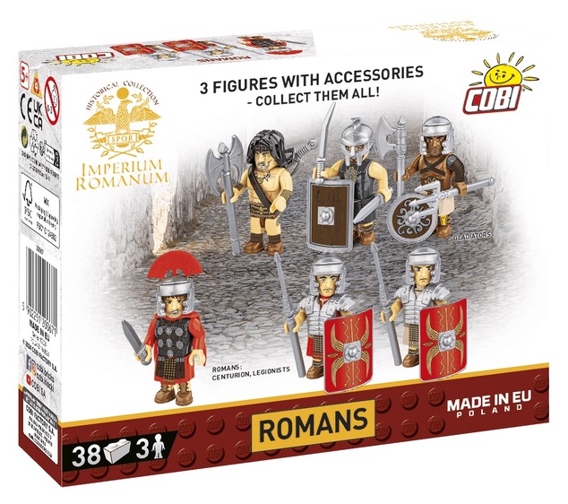 Cobi Imperium Romanum Rimania 3 figúrky s doplnkami