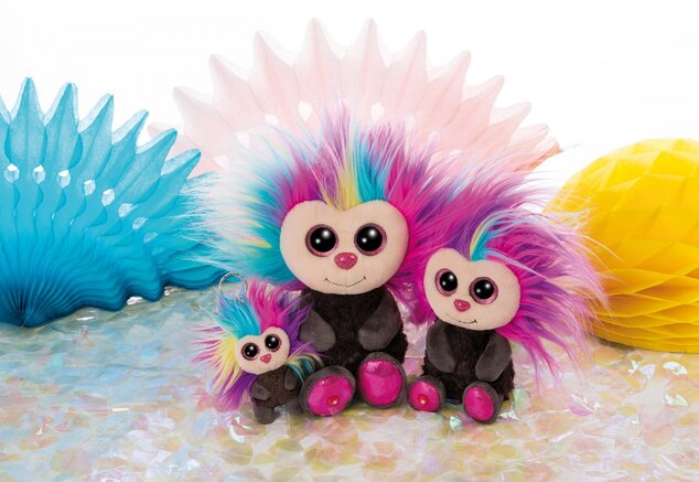 NICI Glubschis peluche Fata Titiyu 15cm, nero, arcobaleno