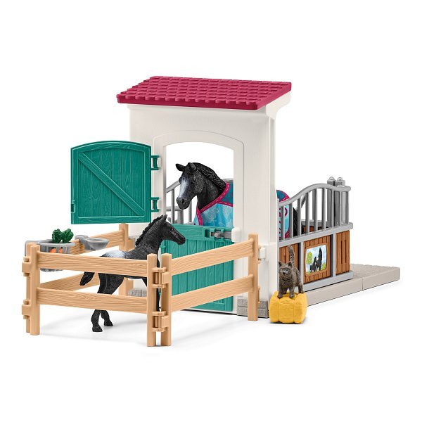 Schleich Box pre kone s kobylou a žriebäťom