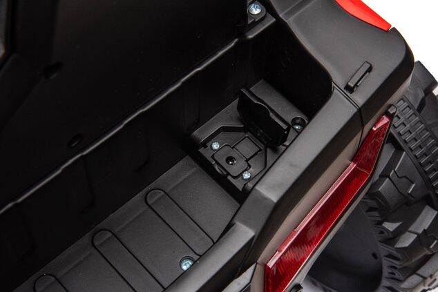 Elektrické autíčko UTV Small 12V, červené, Pohon zadných kolies, 12V batéria