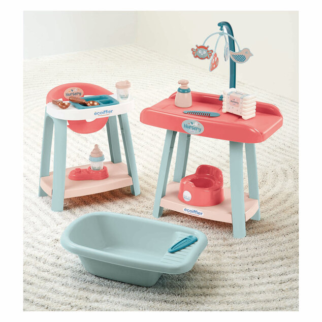 Ecoiffier Set Asilo Tata per Bambole 3 in 1