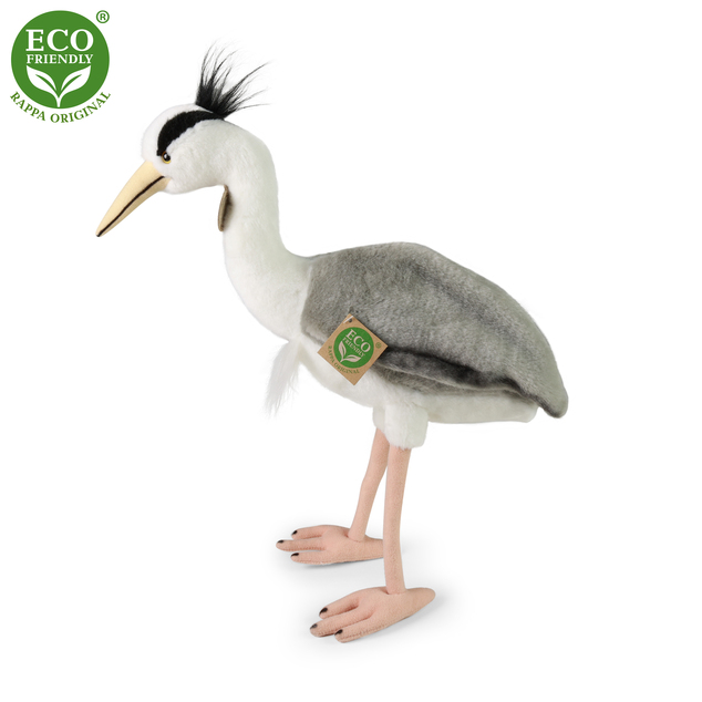 Héron en peluche 35 cm ECO-FRIENDLY