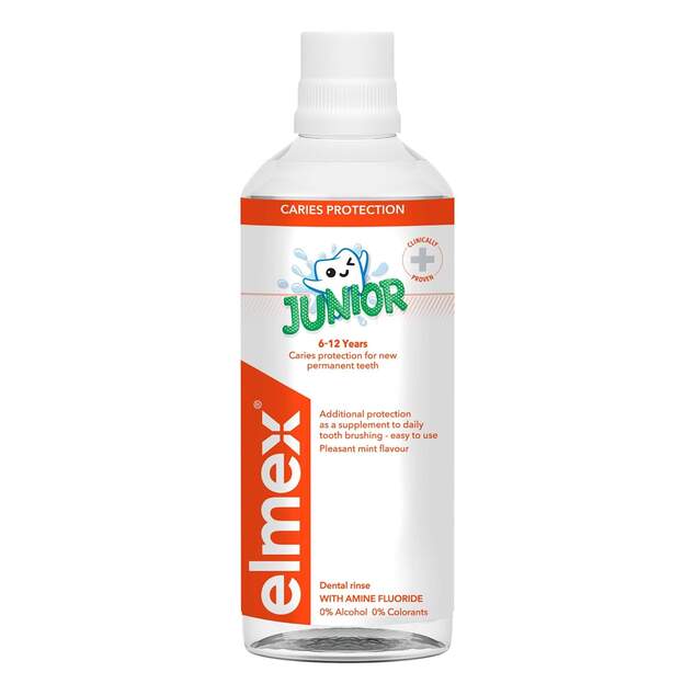 Elmex Junior ústna voda 6-12 rokov 400ml