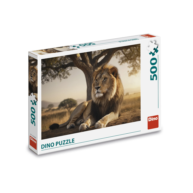 Puzzle Odpočívajúci lev 500 dielikov
