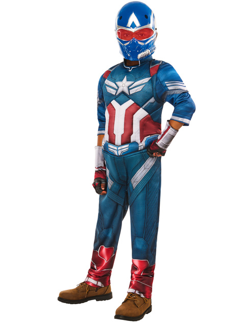 AVENGERS Kapitán Amerika detský kostým veľkosť S(122-128cm)