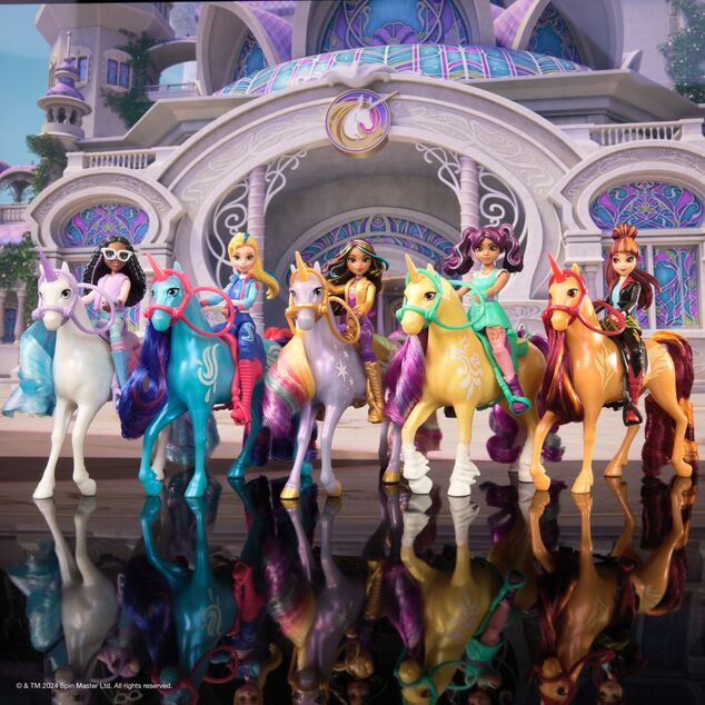 Unicorn Academy Valentin és Cinder figurák