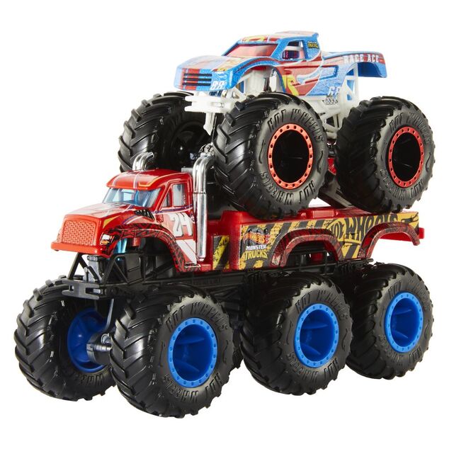 HW szörnyjárgányok teherautók 1:64