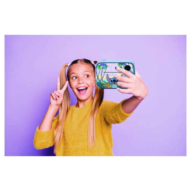 Lexibook Cámara instantánea para niños StarCAM Disney Stitch