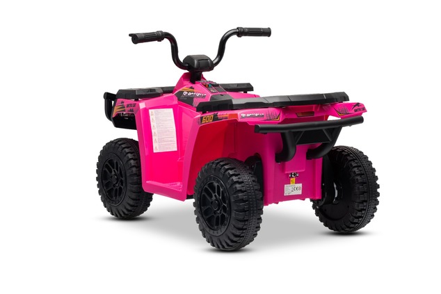 Licencovaná elektrická štvorkolka Arctic Cat 12V so zadným pohonom, ružová, LED svetlá, Lí