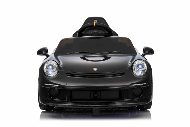 Elektrické autíčko RUF GT 12V, čierne, Otváracie dvere, 2.4 GHz diaľkové ovládanie, LED sv