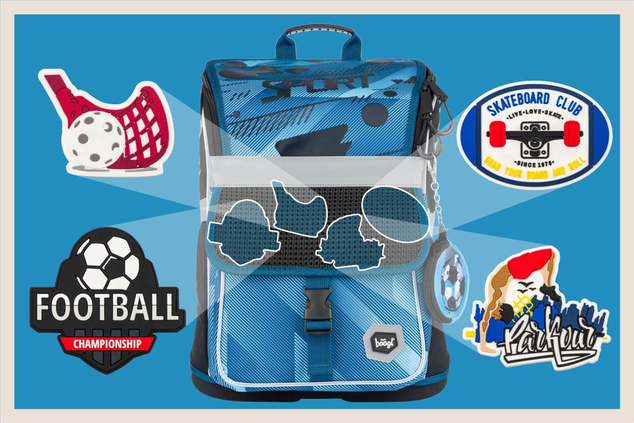 BAAGL Iskolatáska Zippy Sport - Kreatív