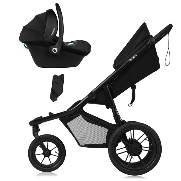Lionelo Kočík športový Azura Black Onyx