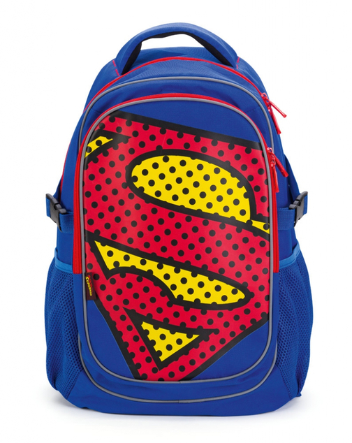 BAAGL Školský batoh s pršiplášťom Superman – POP