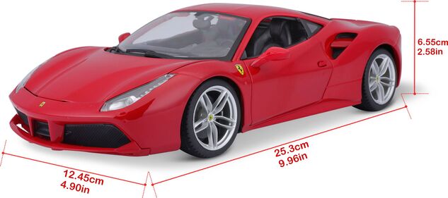 Bburago 1:18 Ferrari 488 GTB Rot