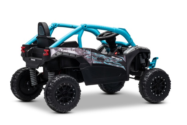 Elektrické autíčko Kawasaki TERYX KRX 1000 12V, modré, jednomiestne, odpružená zadná nápra