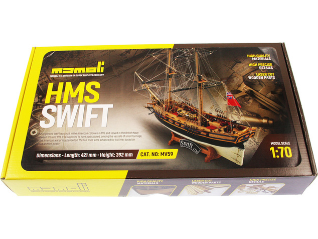 MAMOLI Swift 1776 1:70 komplet