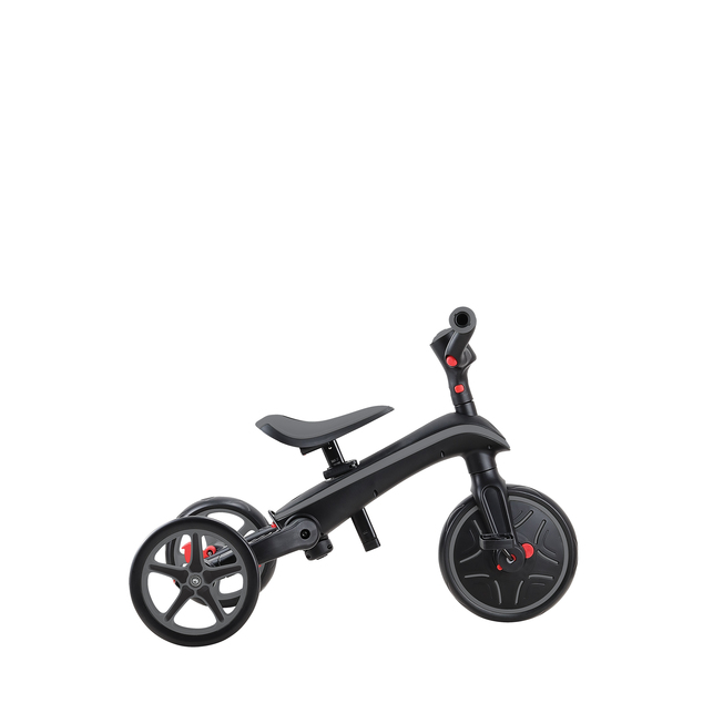 Globber trojkolka Explorer Trike Foldable  4in1 Black-Grey