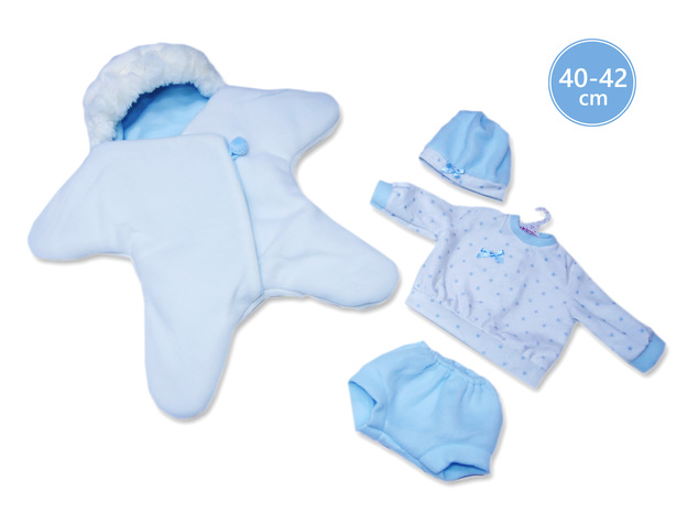 Llorens M740-37 oblečenie pre bábiku NEW BORN veľkosti 40-42 cm