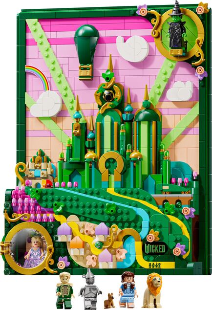 LEGO® Wicked 75685 Nástenné umenie: Emerald City