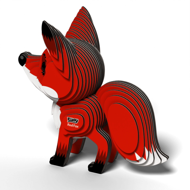 EUGY Liška 3D kartonová skládačka
