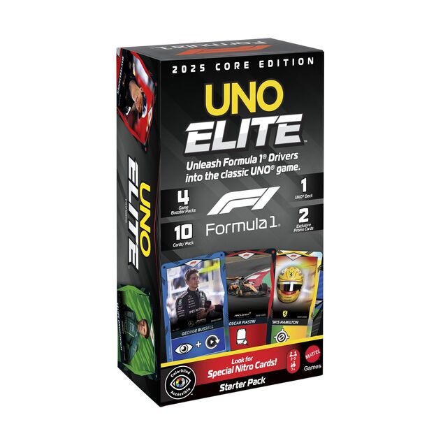 Mattel UNO Formula 1 Elite Racers