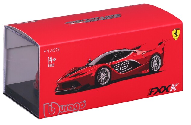 Bburago 1:43 Ferrari Signature Serie FXX K (Nr. 88) Metalic Red