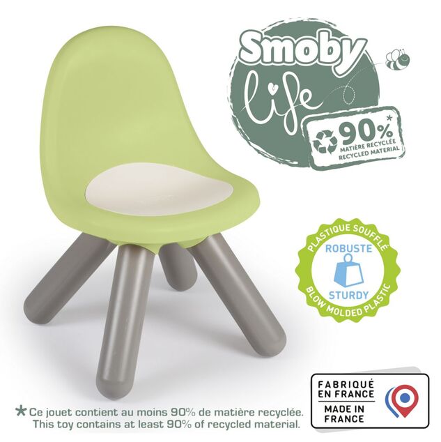 Smoby Detská stolička zelená