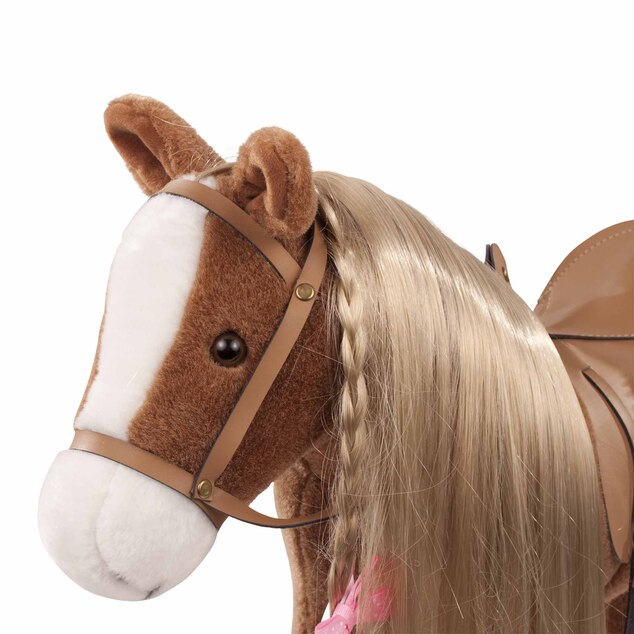 Götz Pony zum Kämmen und Reiten für Puppen 50cm