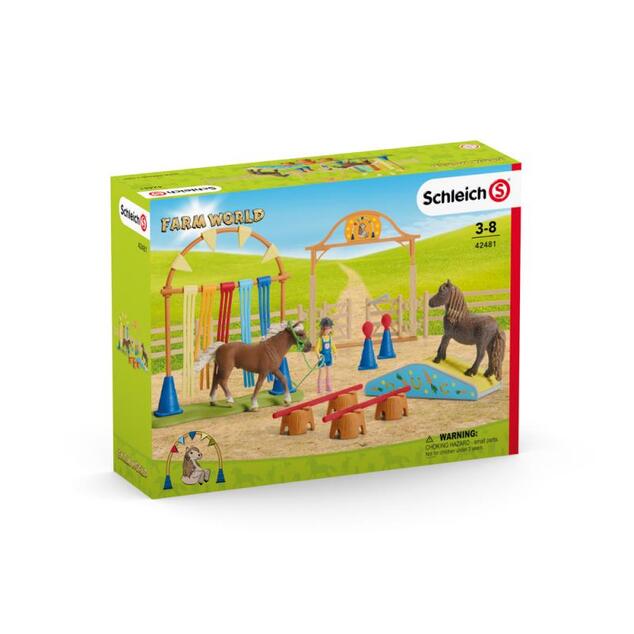 Schleich Tréning v agility pre poníky