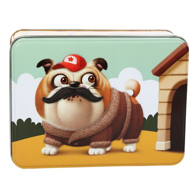Puzzlika 14262 Bulldogge - Hundemode - Magnetspiel 50 Teile und 8 Vorlagen
