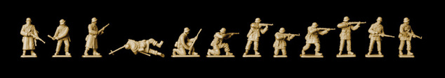 Model Kit figurky 6151 - WWII - GERMAN INFANTRY (Winter Uniform) (1:72)