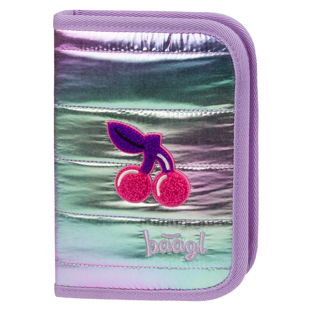BAAGL SET 3 Zippy Lavender: cartella, astuccio, sacchetto