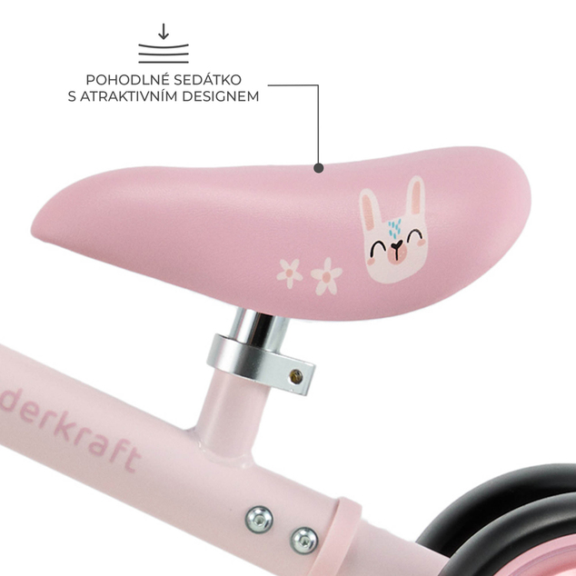 KINDERKRAFT Odrážadlo Cutie Flash Pink
