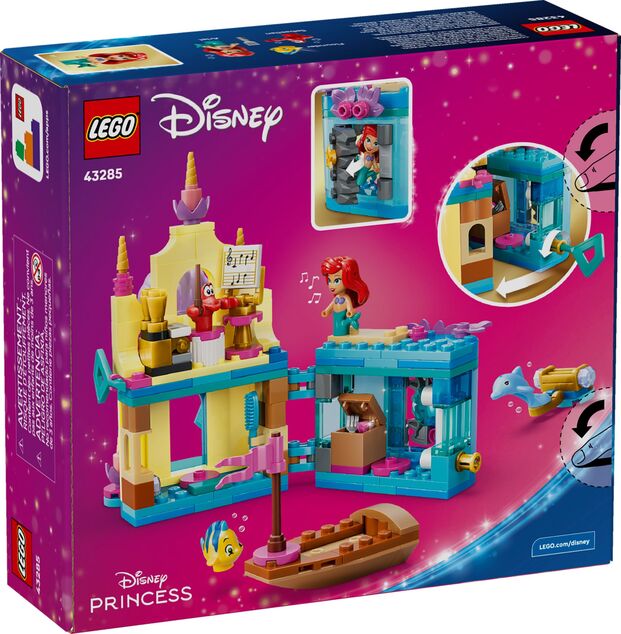 LEGO® Disney™ 43285 Ariel a jej kúzelný miniatúrny palác