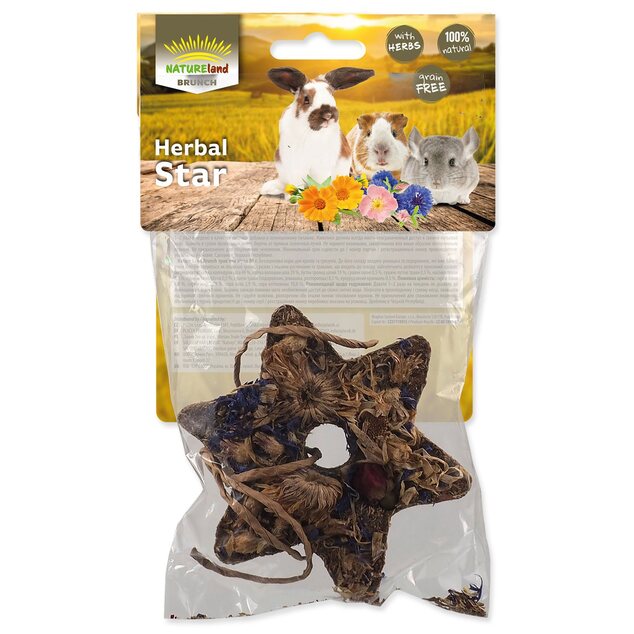 Pochoutka Nature Land Brunch bylinková hvězda 80g