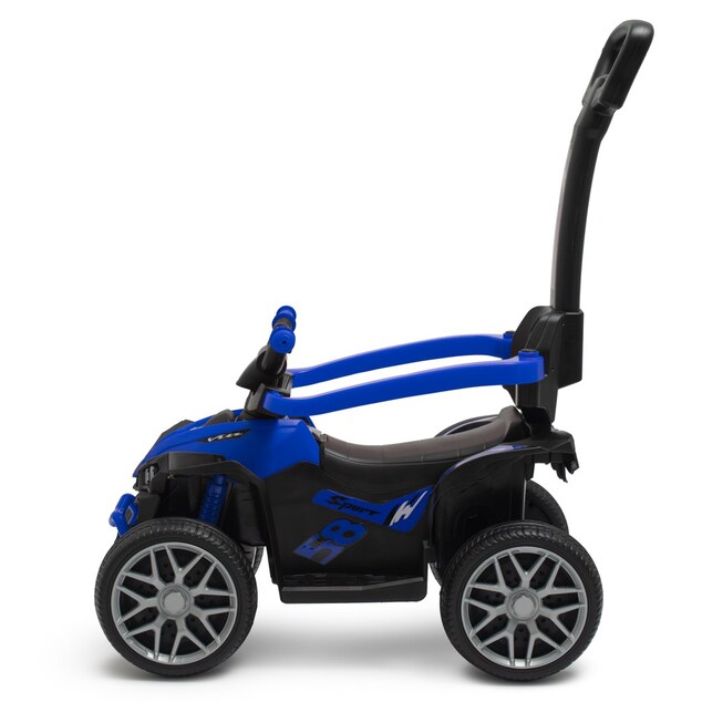 Detské odrážadlo s vodiacou tyčou Baby Mix Mega modré