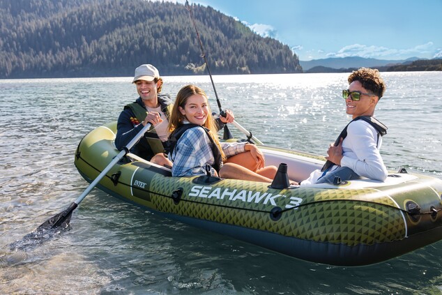 Intex 66333 Nafukovací čln Seahawk™ 3 Set, 295 x 137 x 43 cm