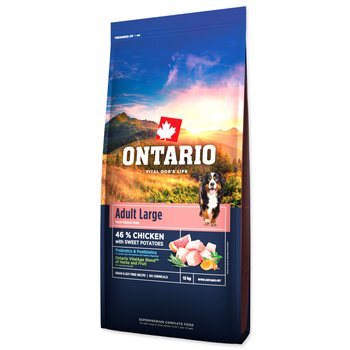 Krmivo Ontario Adult Large Chicken &amp; Sweet Potatoes 12kg