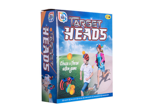 Target Heads - čiapka so suchým zipsom a loptičky 4ks