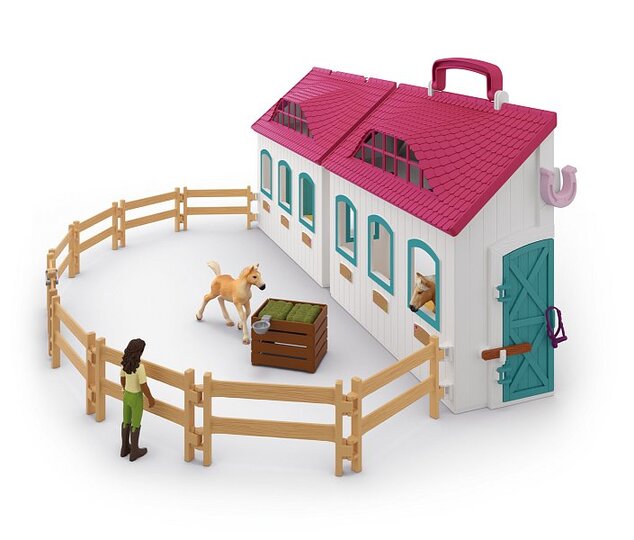 Schleich Otváracia stajňa „Litte Horseshoe“