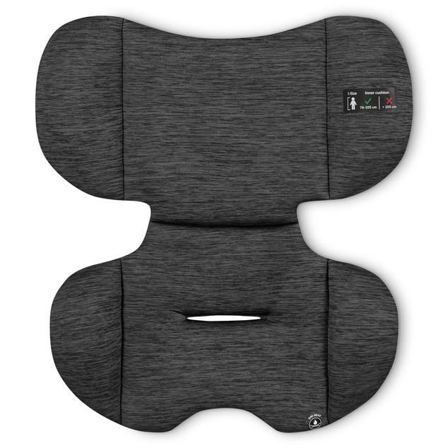 LIONELO Seggiolino Auto Levi One i-Size (76-150 cm) Nero Grigio