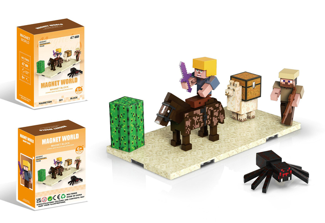 Set de construcție Magnet World Set deșert