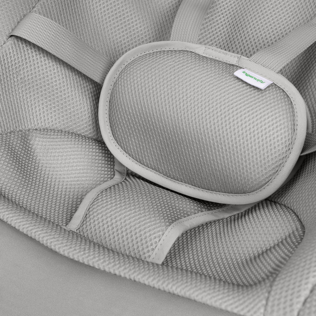 INGENUITY Transat à bascule avec vibration, prêt pour les voyages Nestlé™ Gris, 0m+