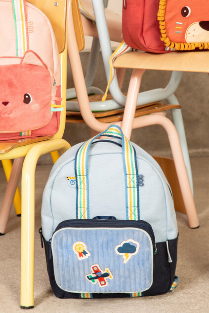 Lilliputiens - mochila infantil - azul