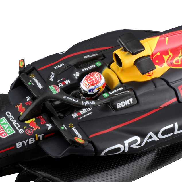 Bburago 1:24 RACE Formel F1 MODELLBAUSATZ- Red Bull RB19(2023) #1 Max Verstappen ohne Standfuß