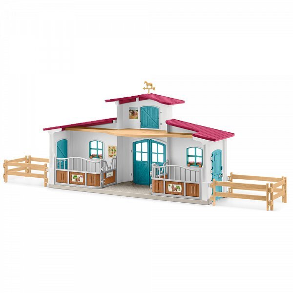 Schleich Stajňa s príslušenstvom pri jazere, new