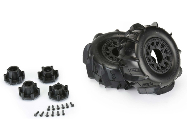 Pro-Line koleso 2.2/3.0", pneu Dumont, disk Raid H12 čierny (2)
