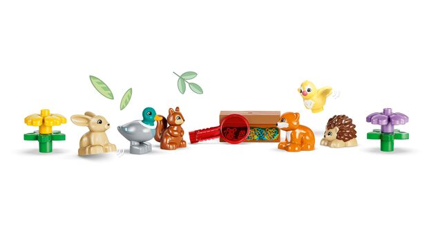 LEGO® DUPLO®10480 Les plný objavov s divokými zvieratkami